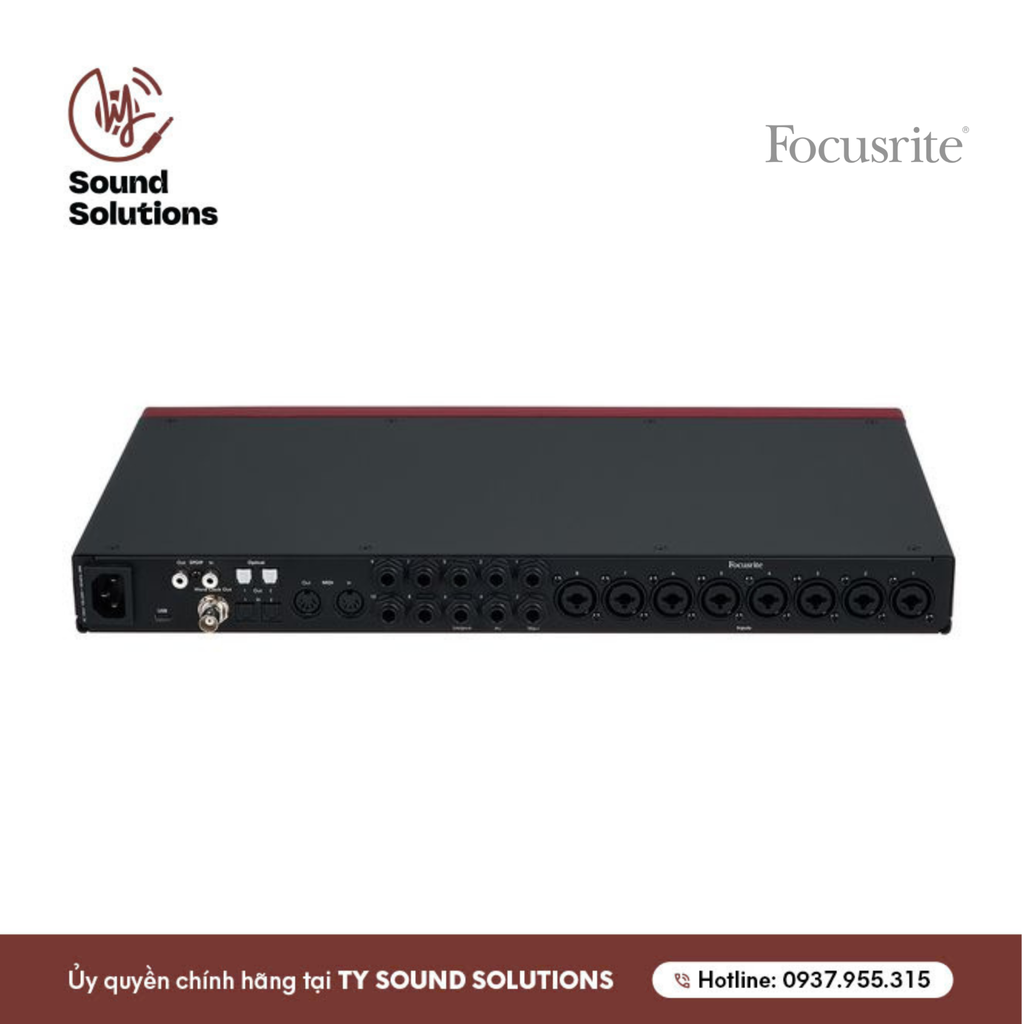 SOUNDCARDS CHÍNH HÃNG - FOCUSRITE SCARLETT 18i20 4rd GEN USB
