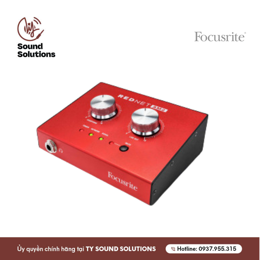 PREAMP CHÍNH HÃNG - FOCUSRITE PRO REDNET MP8R 8 CHANNEL