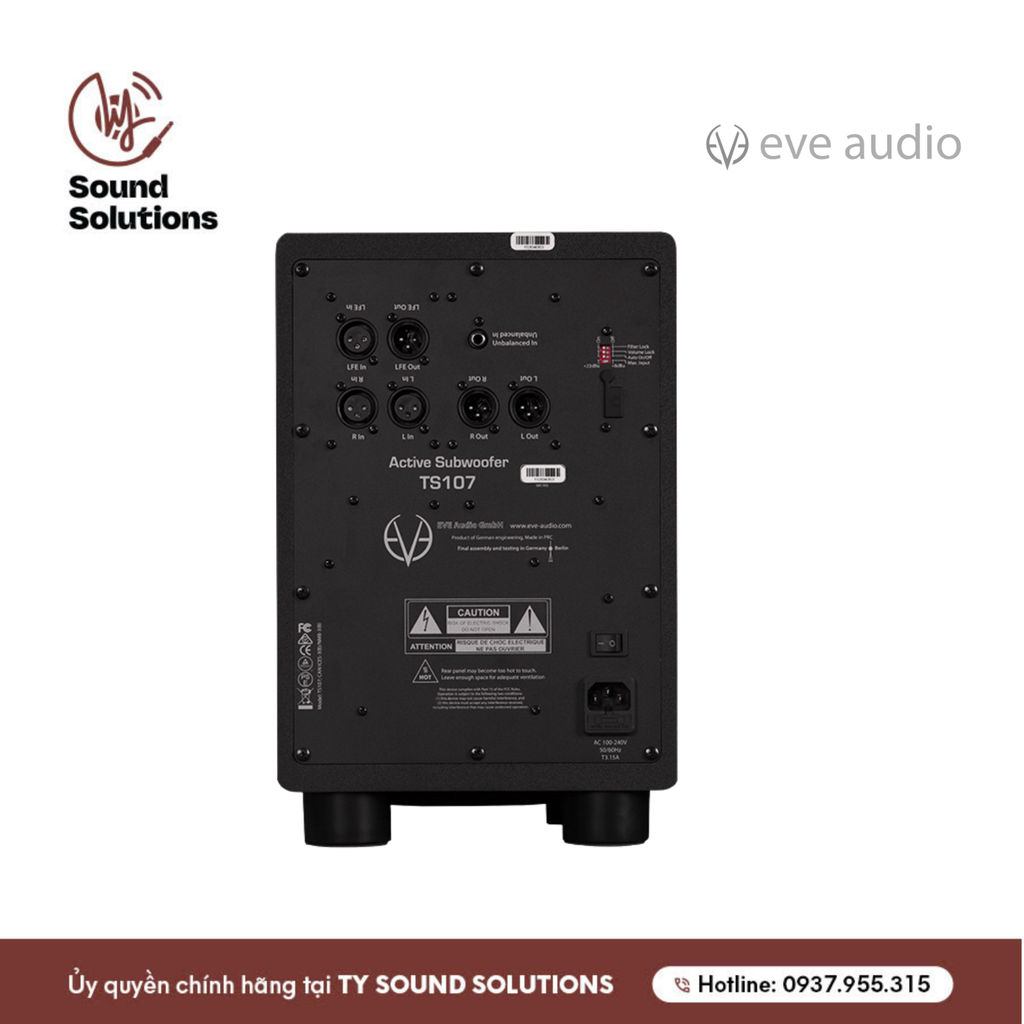 LOA SUBWOOFER ACTIVE CHÍNH HÃNG - EVE TS107