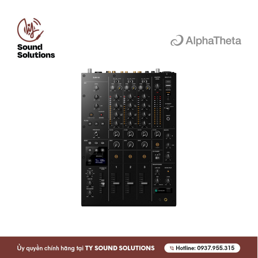 MIXER DJ CHÍNH HÃNG - ALPHATHETA / PIONEER DJ  DJM-V5