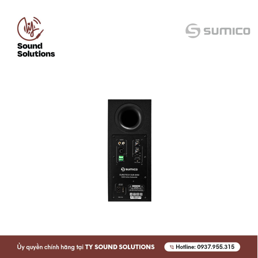 LOA SUBWOOFER ACTIVE - SUMICO EUROTECH SUB 8WM