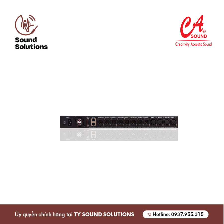 BỘ XỬ LÝ TÍN HIỆU ÂM THANH DSP CHÍNH HÃNG - CA SOUND CROSSOVER 4080
