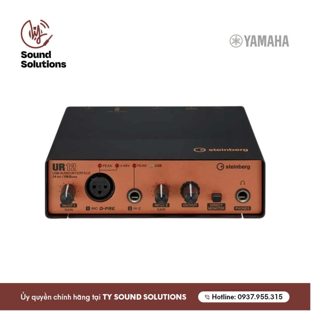 SOUNDCARDS CHÍNH HÃNG - STEINBERG UR12B