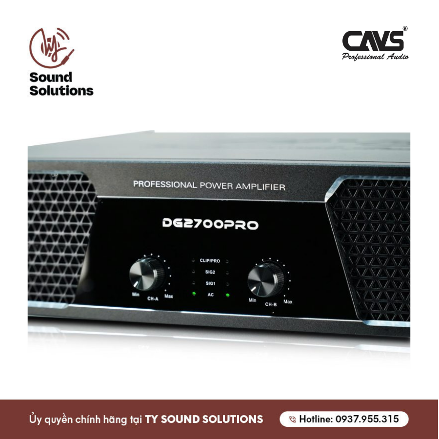 CỤC ĐẨY CÔNG SUẤT - CAVS  DG2700PRO