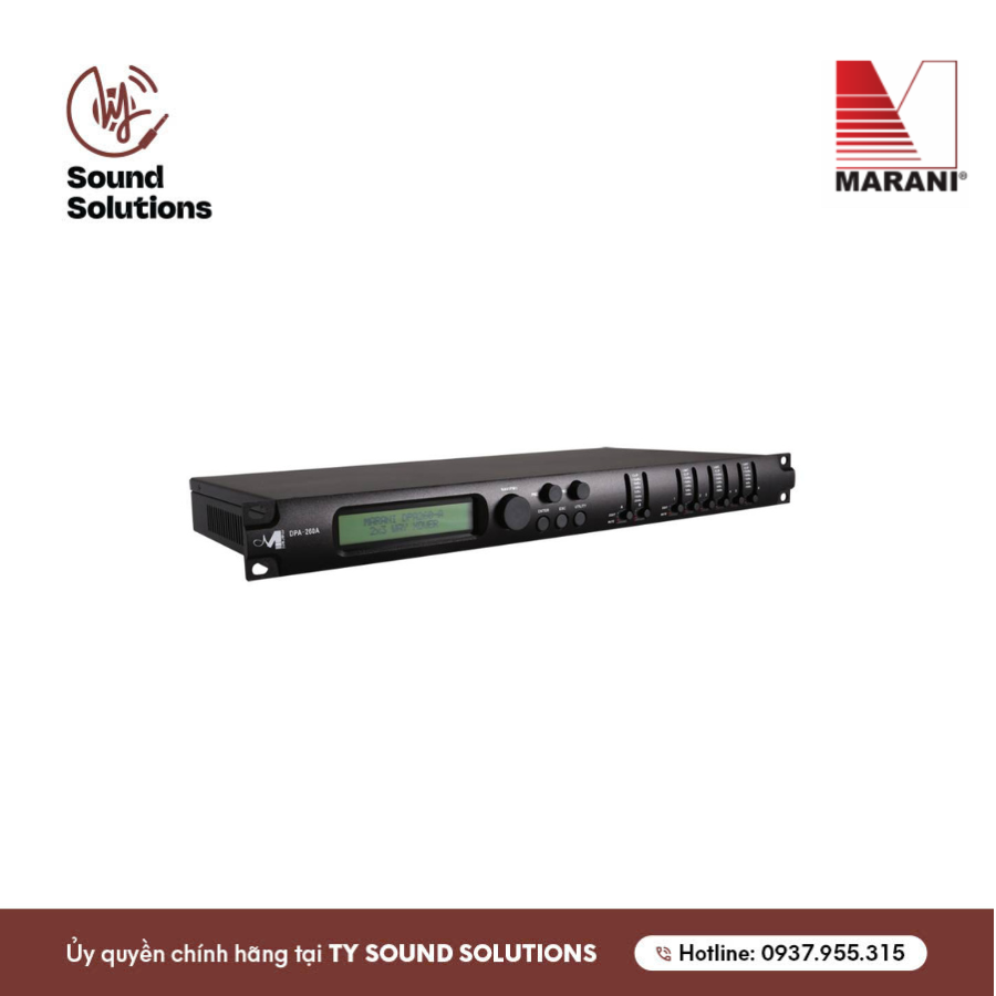 BỘ XỬ LÝ TÍN HIỆU ÂM THANH DSP CHÍNH HÃNG - MARANI DPA260A