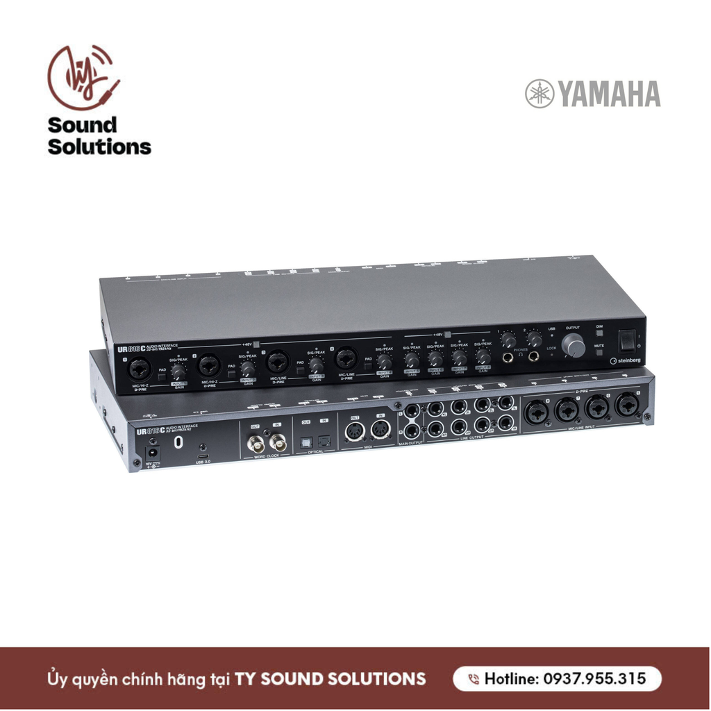 SOUNDCARDS CHÍNH HÃNG - STEINBERG  UR816C
