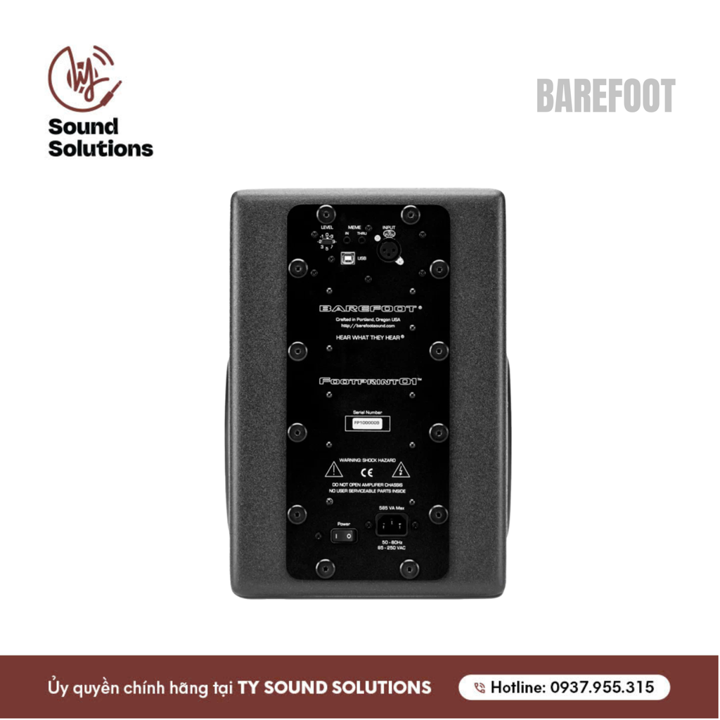 LOA KIỂM ÂM CHÍNH HÃNG - BAREFOOT FOOTPRINT01