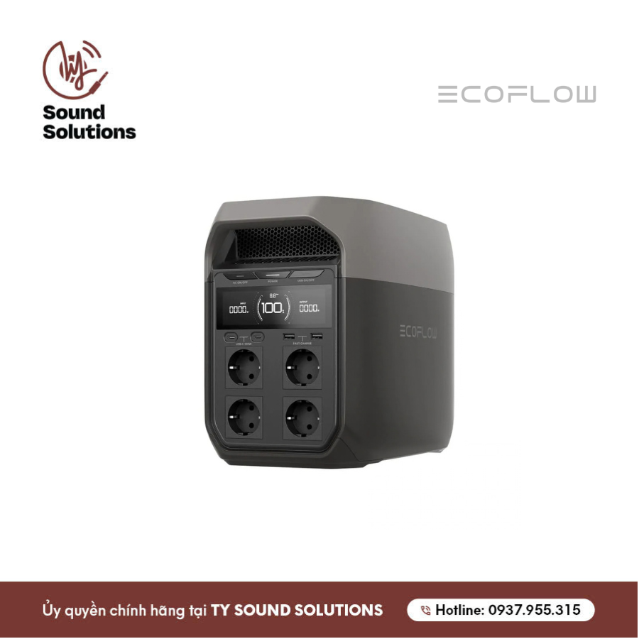 TRẠM SẠC ĐIỆN CHÍNH HÃNG - ECOFLOW DELTA 3