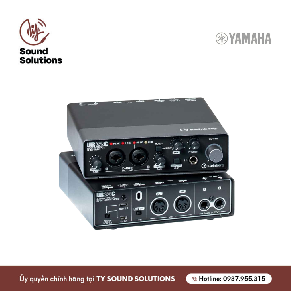 SOUNDCARDS CHÍNH HÃNG - STEINBERG UR22C