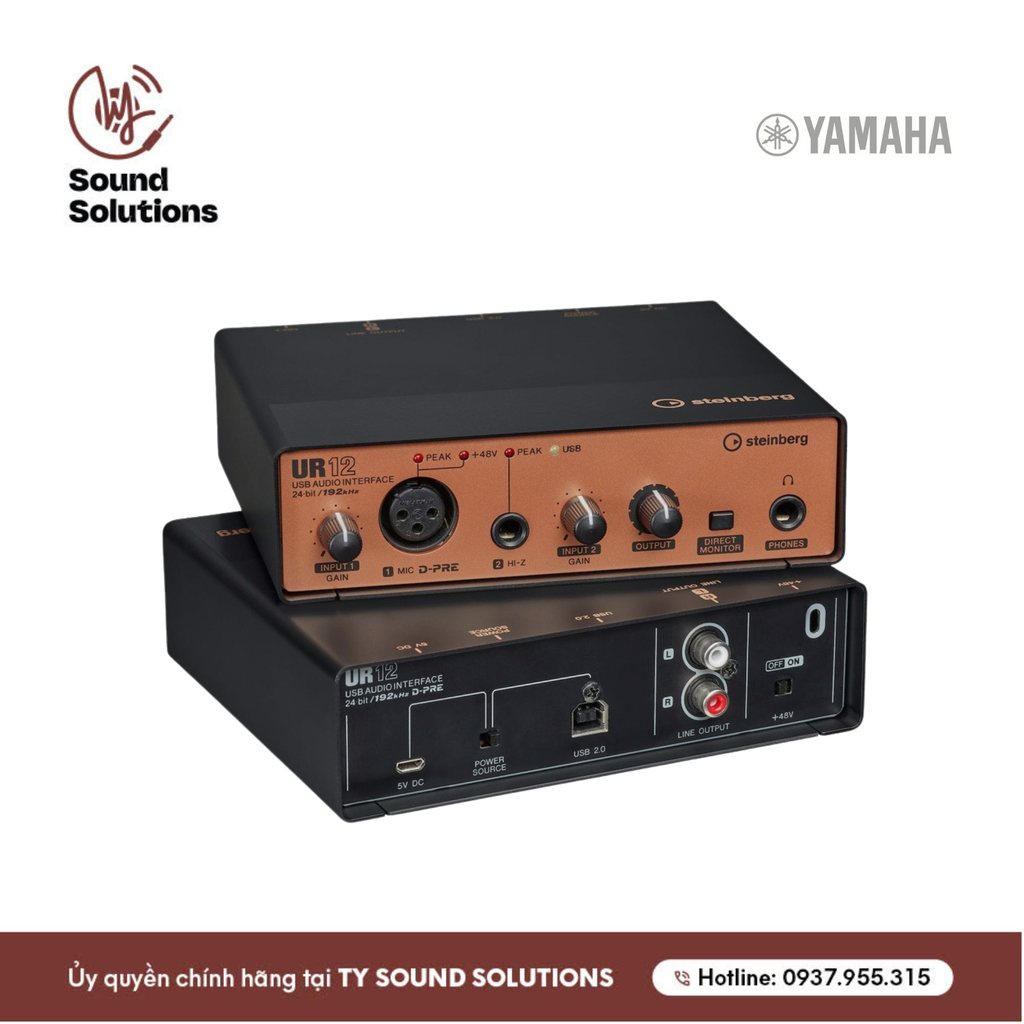 SOUNDCARDS CHÍNH HÃNG - STEINBERG UR12B