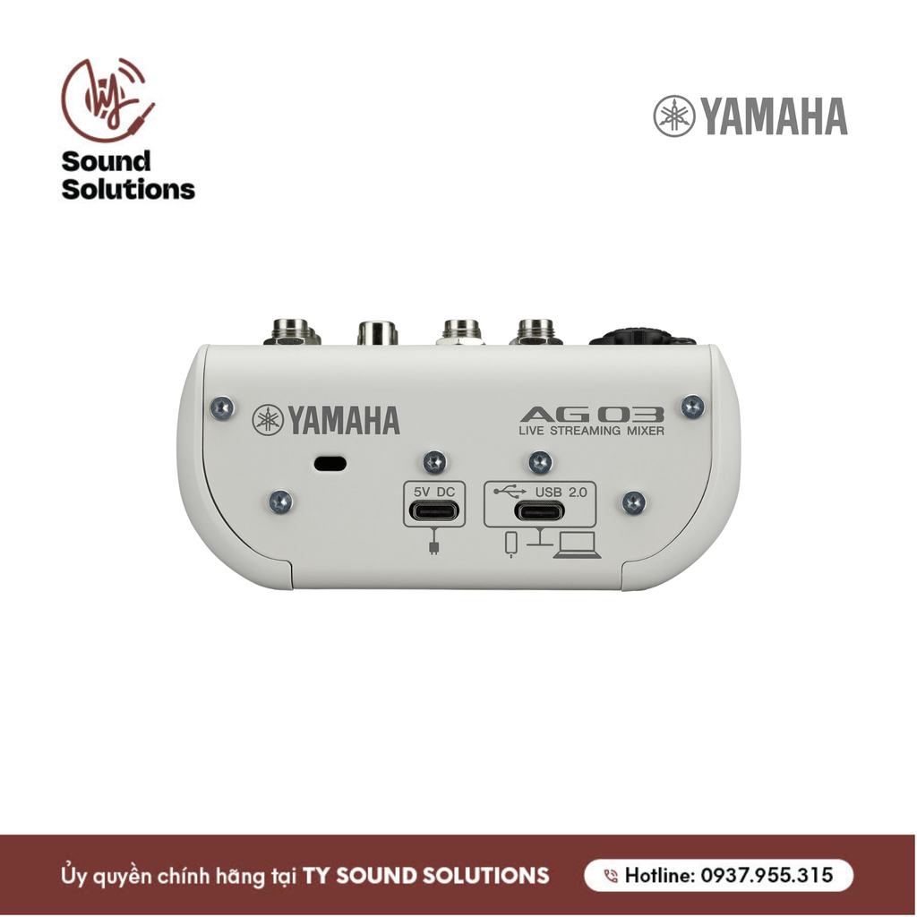 BÀN MIXER LIVETREAM CHÍNH HÃNG - YAMAHA AG03MK2