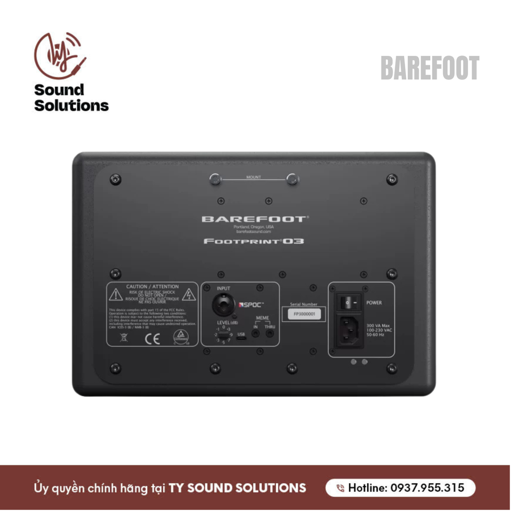 LOA KIỂM ÂM CHÍNH HÃNG - BAREFOOT FOOTPRINT03
