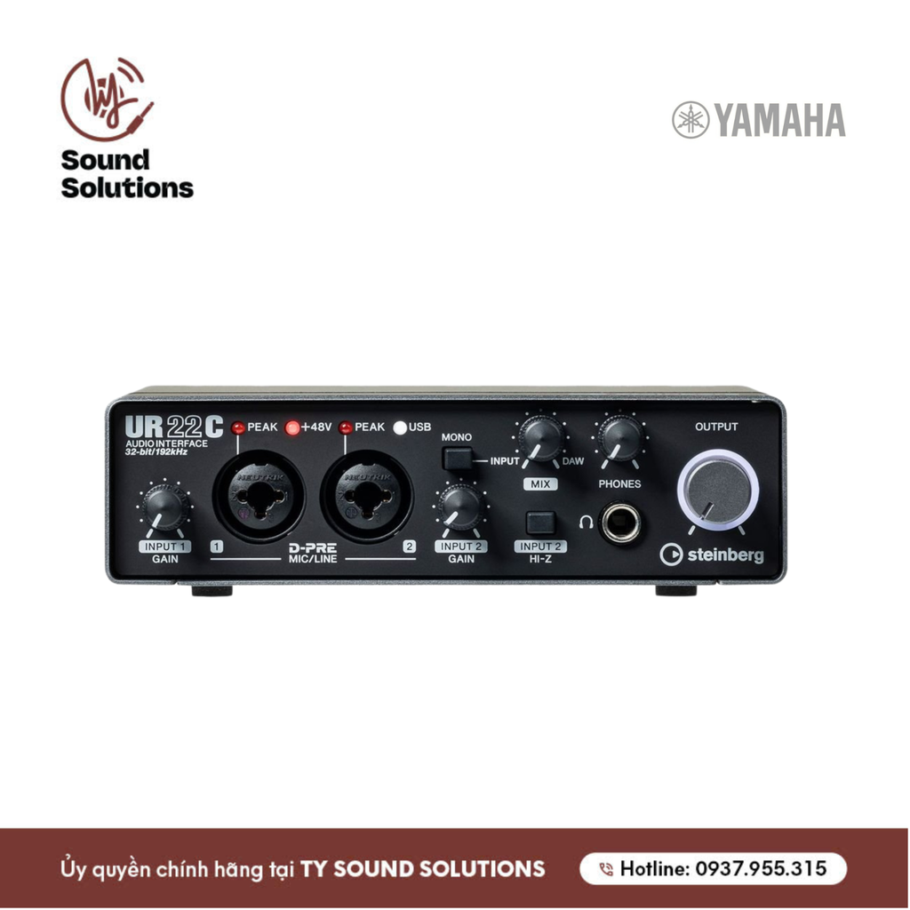 SOUNDCARDS CHÍNH HÃNG - STEINBERG UR22C