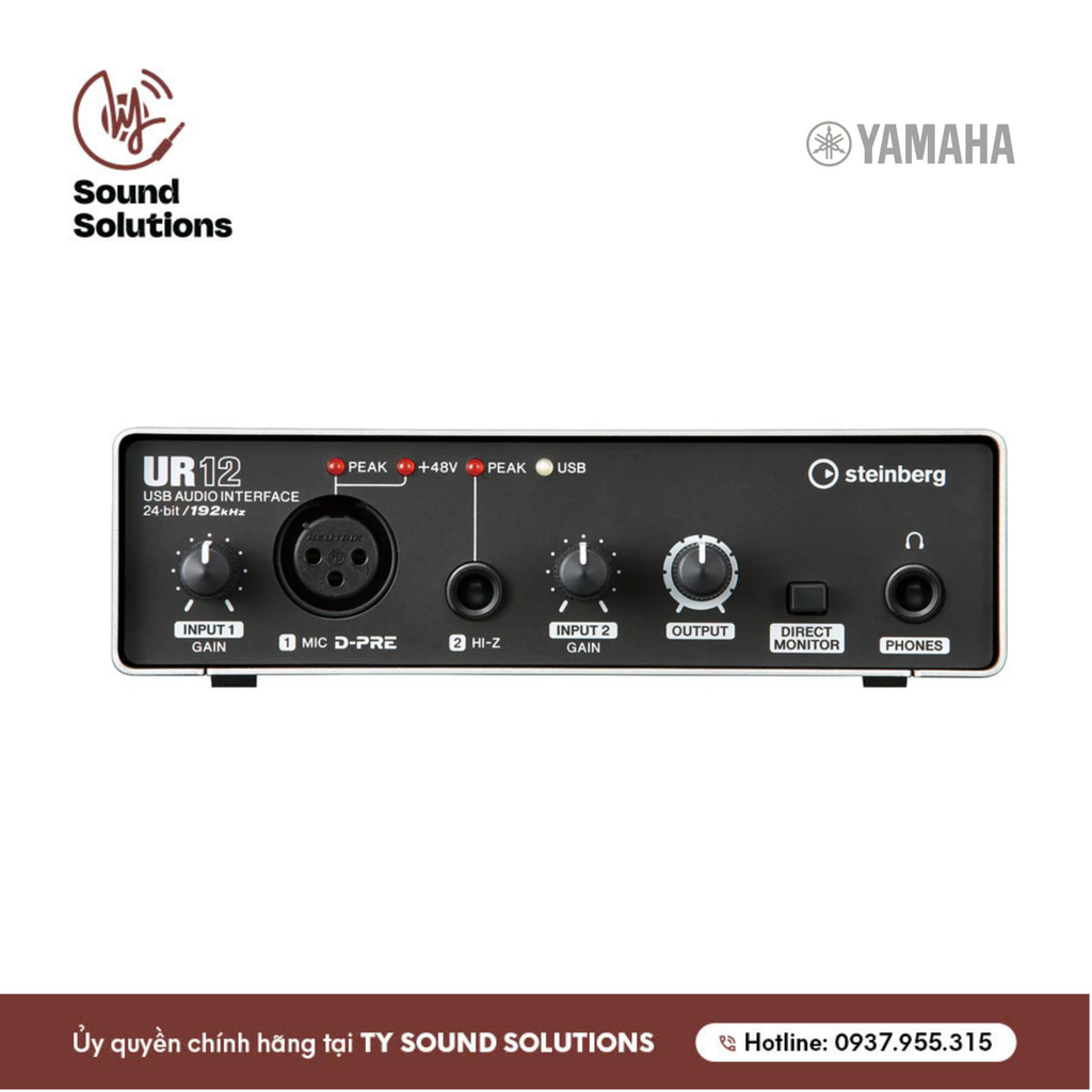 SOUNDCARDS CHÍNH HÃNG - STEINBERG UR12