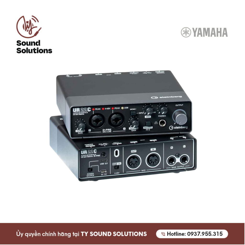 SOUNDCARDS CHÍNH HÃNG - STEINBERG UR22C