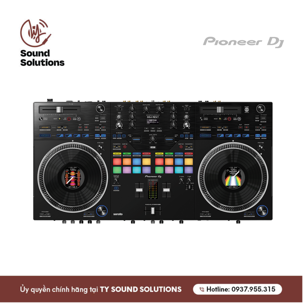 BÀN DJ CHÍNH HÃNG - PIONEER DDJ - REV7
