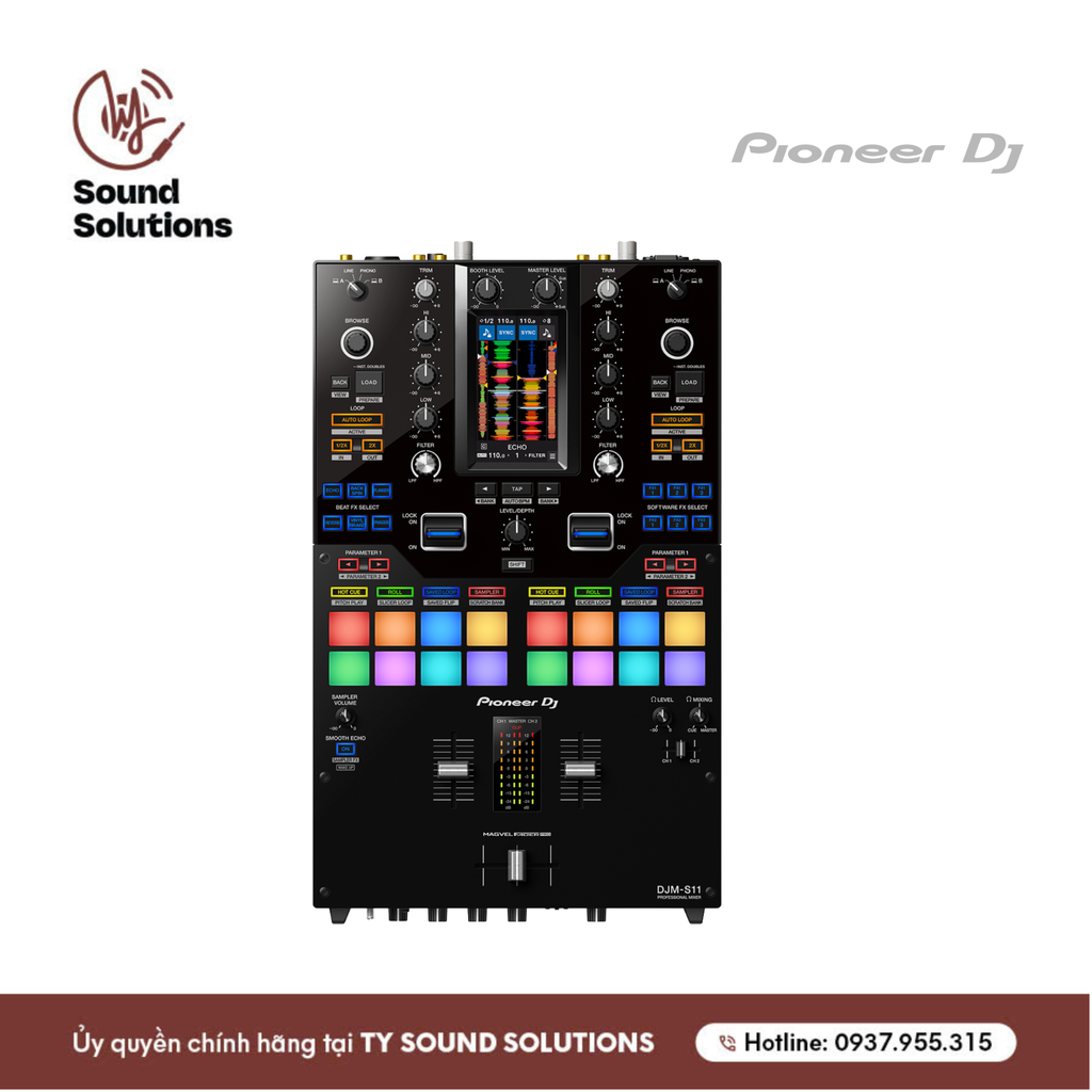 MIXER DJ CHÍNH HÃNG - PIONEER DJM- S11