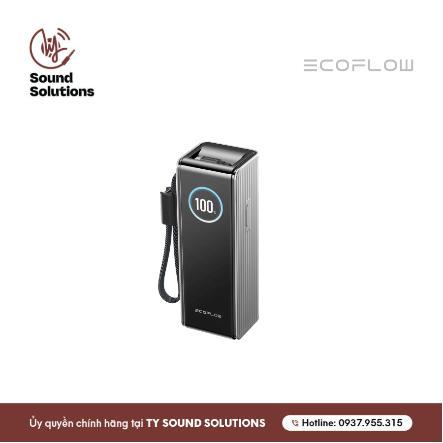 PIN SẠC DỰ PHÒNG RAPID PRO POWER BANK 25000MAH 100W-B-US, EF-HB-001,SKU: EF-RAPID25K100W-B-US