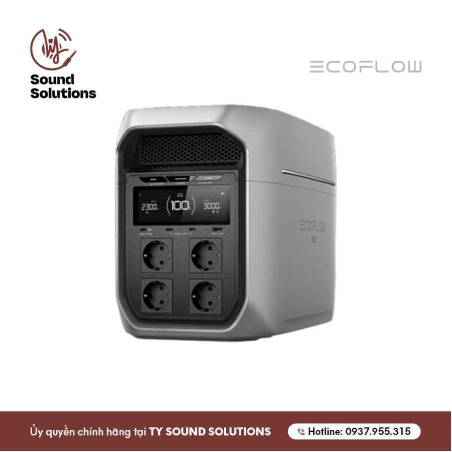 TRẠM SẠC ĐIỆN CHÍNH HÃNG - ECOFLOW DELTA 3 MAX PLUS EXTRA BATTERY