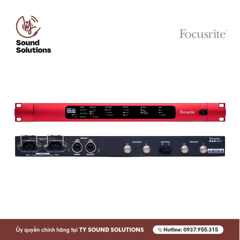  SOUNDCARDS CHÍNH HÃNG - FOCUSRITE PRO REDNET D64R DANTE 