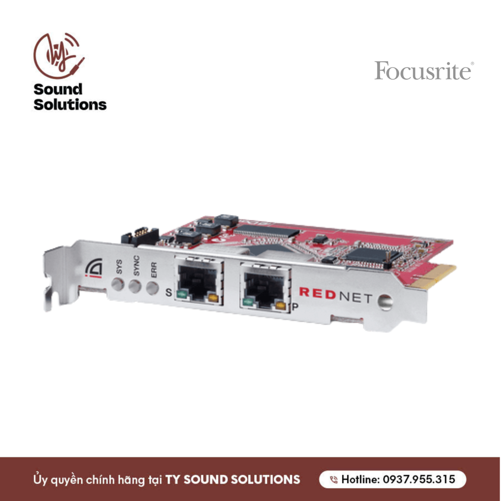 SOUNDCARDS CHÍNH HÃNG - FOCUSRITE PRO REDNET PCLER CADR