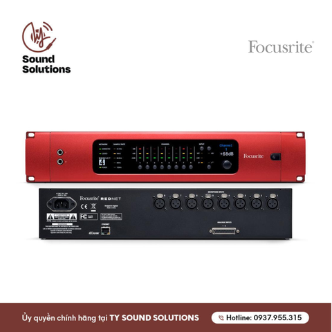  PREAMP CHÍNH HÃNG - FOCUSRITE REDNET 4 DANTE 