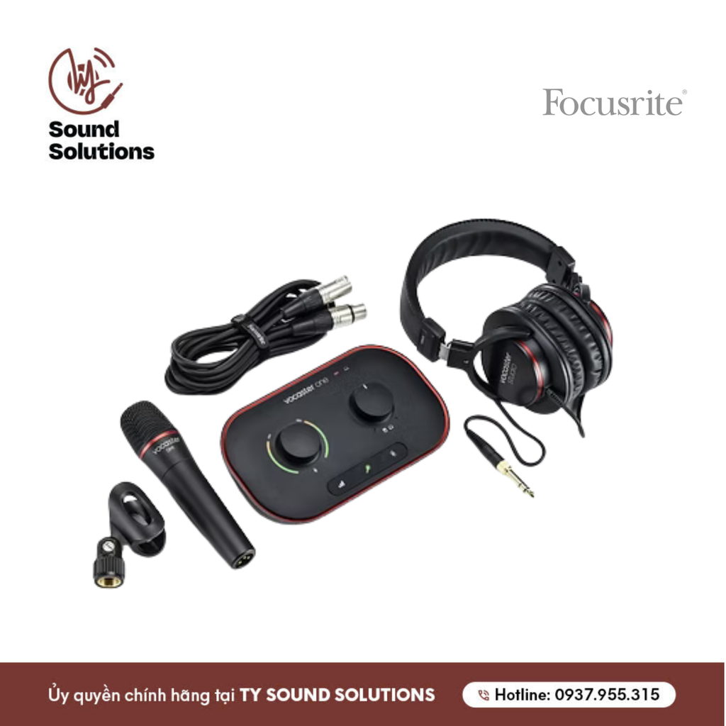 COMBO CHÍNH HÃNG - FOCUSRITE VOCASTER ONE STUDIO