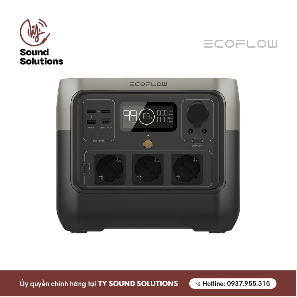 TRẠM TÍCH ĐIỆN CHÍNH HÃNG - ECOFLOW RIVER 2 PRO