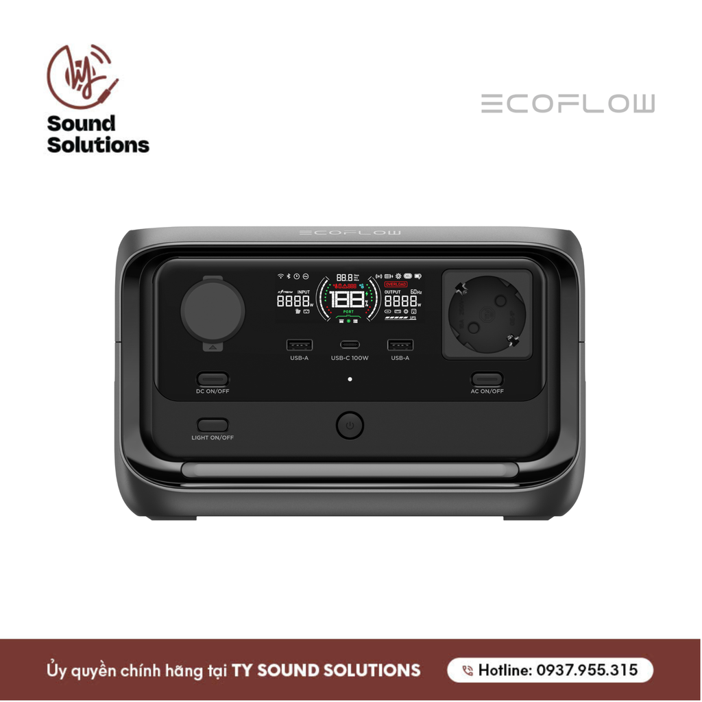 TRẠM TÍCH ĐIỆN CHÍNH HÃNG - ECOFLOW RIVER 3 PLUS
