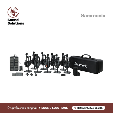  HỆ THỐNG TAI NGHE INTERCOM CHÍNH HÃNG - SARAMONIC WITALK9 9S 