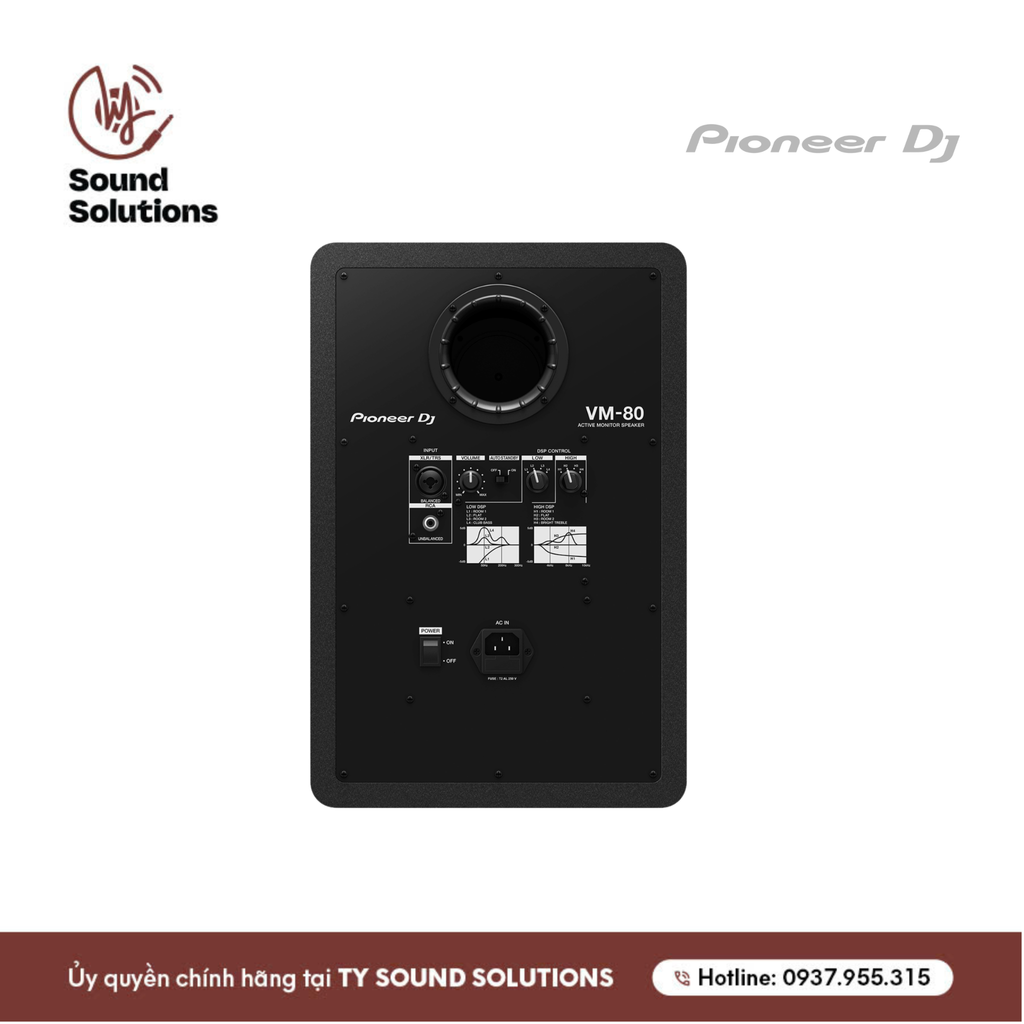 LOA KIỂM ÂM CHÍNH HÃNG - PIONEER DJ VM-80