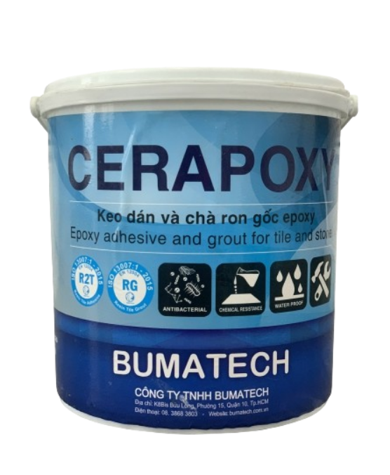  Keo dán và chà ron gốc epoxy - Cerapoxy 