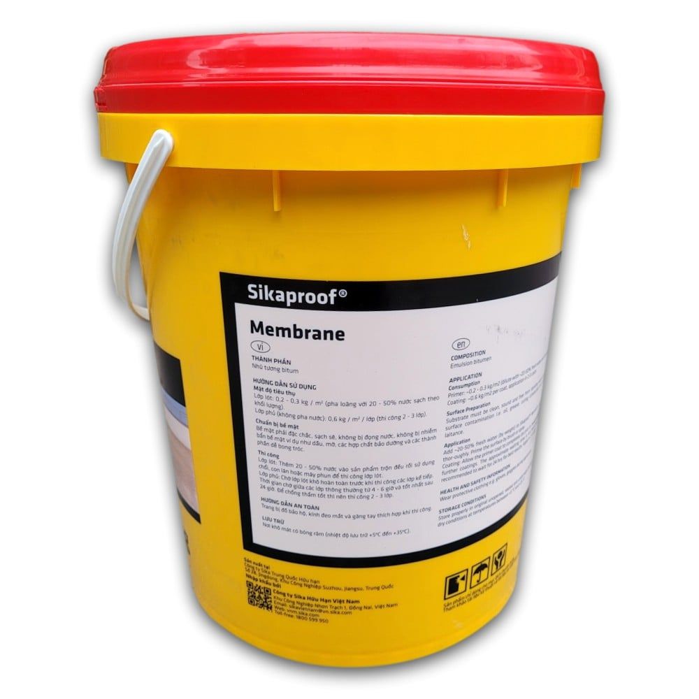  Sika WaterProof Membrane 20KG - Màng Chống Thấm Gốc Bitum Polymer 