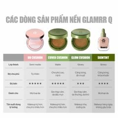 [DEAL ĐỘC QUYỀN] Combo Glamrr Q Kem Nền Serum Căng Bóng SkinTint 30ml + Má Hồng Kem Đa Năng Lip Cheek Pot 1.8g