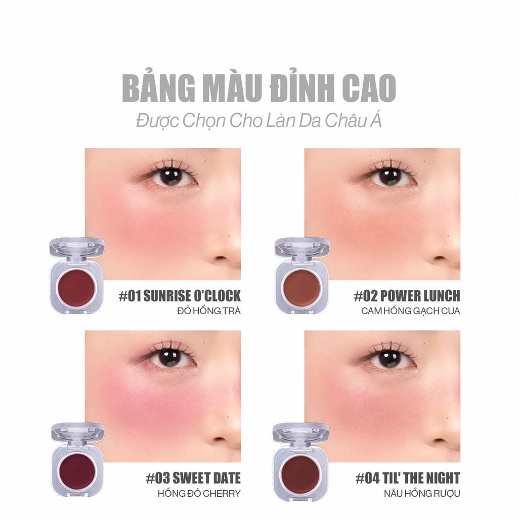 [DEAL ĐỘC QUYỀN] Combo Glamrr Q Kem Nền Serum Căng Bóng SkinTint 30ml + Má Hồng Kem Đa Năng Lip Cheek Pot 1.8g