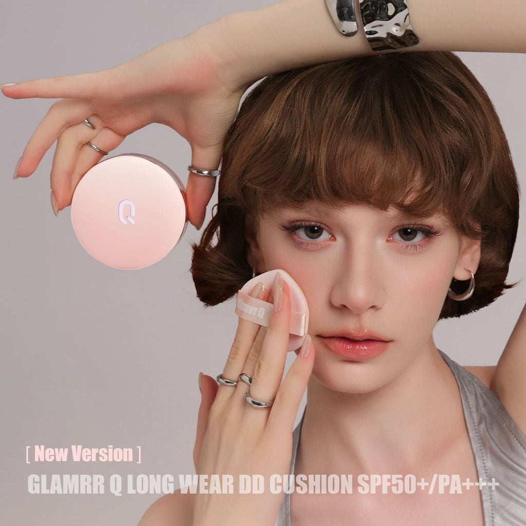 [New Version] Phấn Nước Glamrr Q Long Wear DD Cushion SPF50+/PA+++ (1 lõi x 12g)