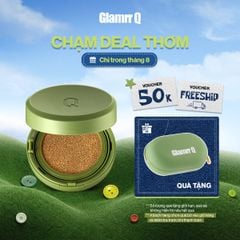 Phấn Nước Che Phủ Glamrr Q Vegan Super Cover Cushion SPF50+/PA+++ (1 lõi x 15g)
