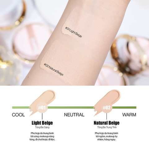 Lõi Refill Phấn Nước Glamrr Q Long Wear DD Cushion SPF50+/PA+++ (1 lõi x 13g)