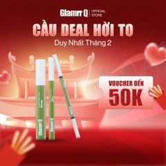 Bộ 3 Trang Điểm Mắt Glamrr Q Chống Nước Thuần Chay (Mascara, Eyeliner, Eye Brow)