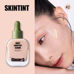 [MỚI] Kem Nền Căng Bóng Glamrr Q Daily SkinTint Serum Vegan Foundation SPF50+/PA++++ (30ml)