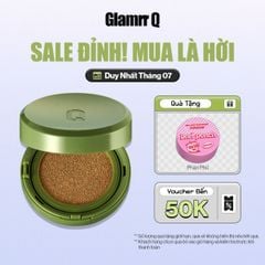 Phấn Nước Căng Bóng Glamrr Q Vegan Super Glow Cushion SPF50+/PA++++ (1 lõi x 15g)