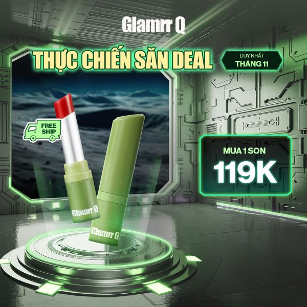 Son Dưỡng Có Màu Thuần Chay Glamrr Q Vegan Super Lip Balm (4.5g)