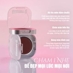 [MỚI] Má Hồng Kem Đa Năng 3-in-1 Trang Điểm Má Mắt Môi Mịn Lì Dễ Tán Bền Màu Glamrr Q Mellow Touch Lip Cheek Pot (1.8g)