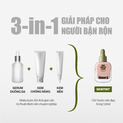 [MỚI] Kem Nền Căng Bóng Glamrr Q Daily SkinTint Serum Vegan Foundation SPF50+/PA++++ (30ml)