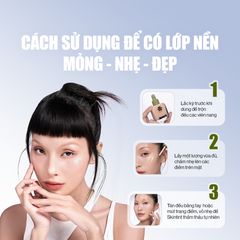 [MỚI] Kem Nền Căng Bóng Glamrr Q Daily SkinTint Serum Vegan Foundation SPF50+/PA++++ (30ml)