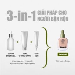 [MỚI] Kem Nền Căng Bóng Glamrr Q Daily SkinTint Serum Vegan Foundation SPF50+/PA++++ (30ml)