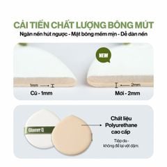 Phấn Nước Che Phủ Glamrr Q Vegan Super Cover Cushion SPF50+/PA+++ (1 lõi x 15g)