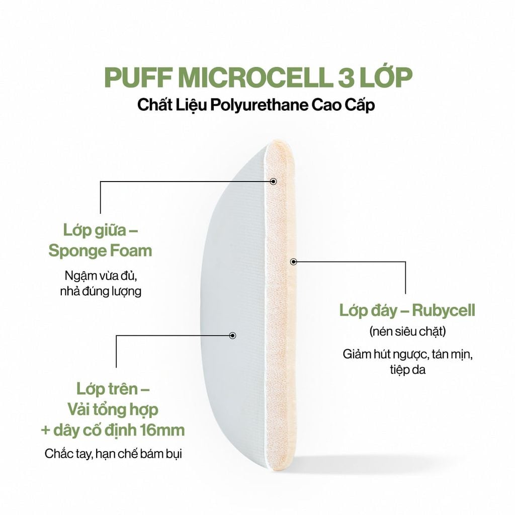 Phấn Nước Che Phủ Glamrr Q Vegan Super Cover Cushion SPF50+/PA+++ (1 lõi x 15g)