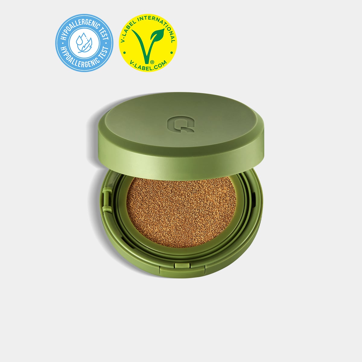 Phấn Nước Che Phủ Glamrr Q Vegan Super Cover Cushion SPF50+/PA+++ (1 lõi x 15g)