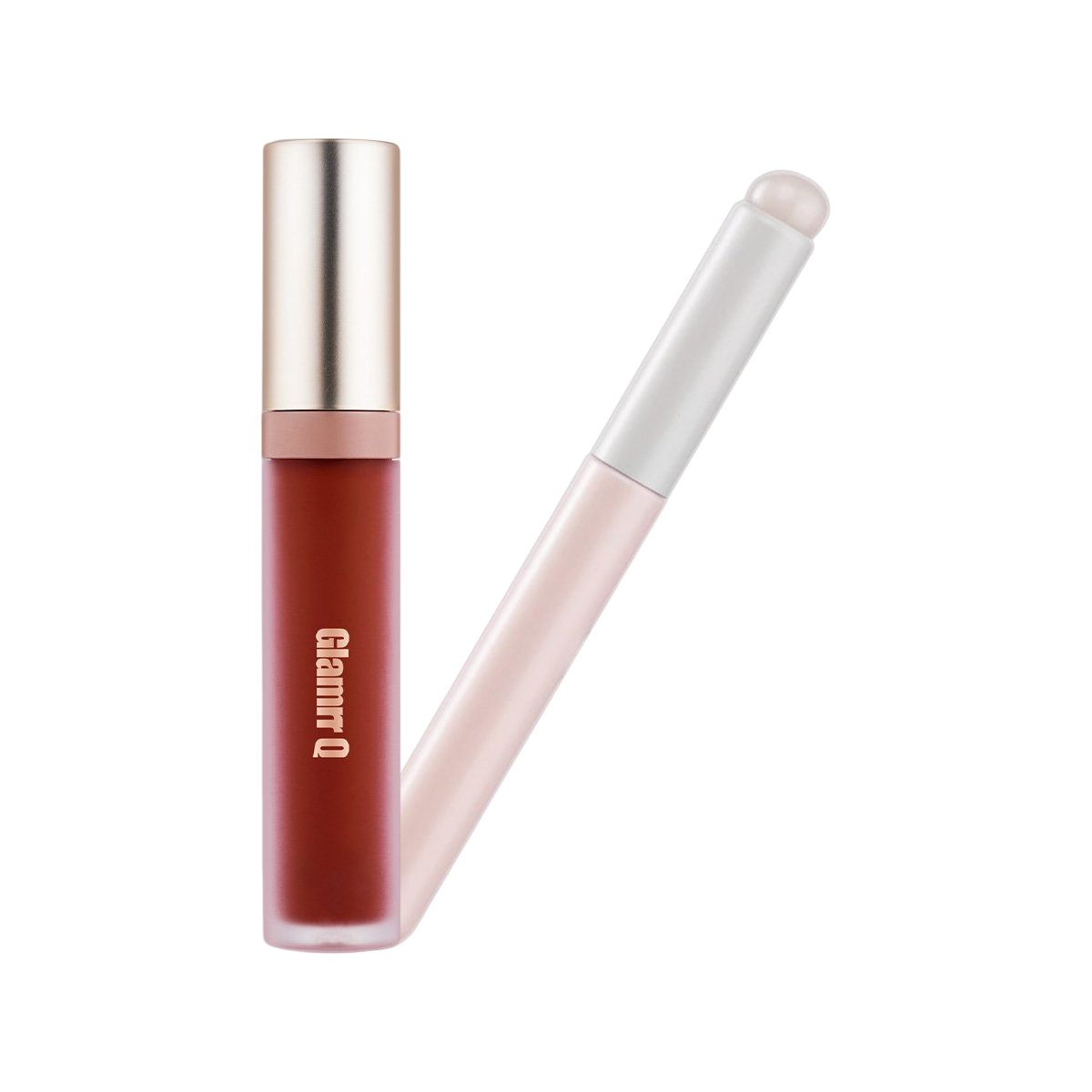 (Quà Tặng) Combo Son Lip Cream 02 + Cọ Môi Glamrr Q